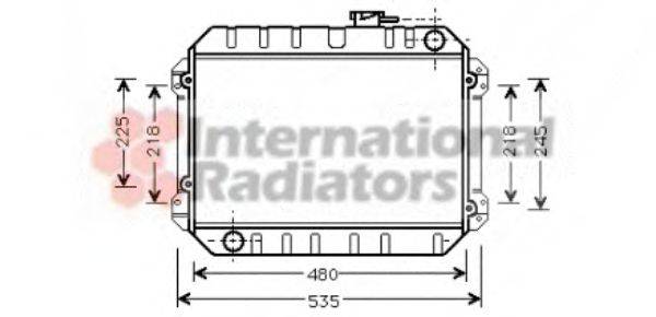 Радиатор, охлаждение двигателя KÜHLER SCHNEIDER 3217701