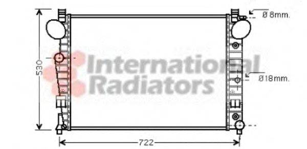 Радиатор, охлаждение двигателя 4SEASONS 118123
