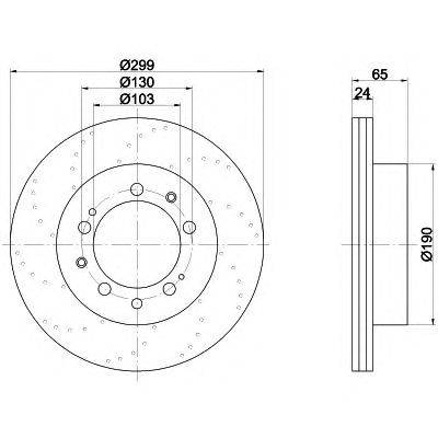 Тормозной диск TEXTAR 92076210