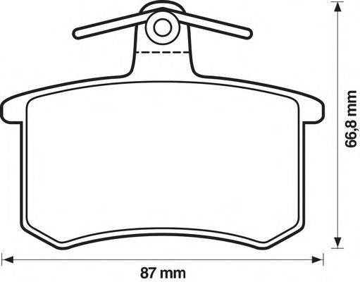 Комплект тормозных колодок, дисковый тормоз LUCAS GDB814