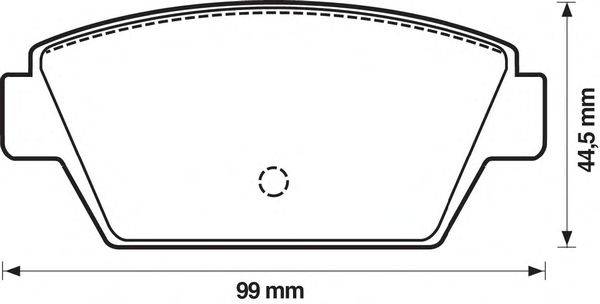 Комплект тормозных колодок, дисковый тормоз LUCAS GDB945