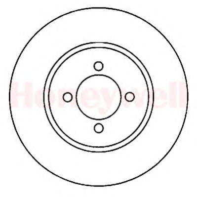 Тормозной диск BENDIX 561377B