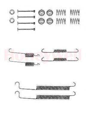 Комплектующие, тормозная колодка BENDIX 771282B