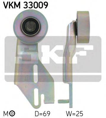 Натяжной ролик, поликлиновой  ремень SKF VKM33009