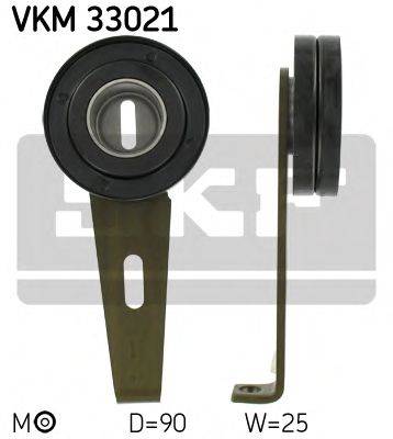 Натяжной ролик, поликлиновой  ремень SKF VKM 33021