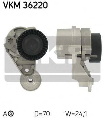 Натяжной ролик, поликлиновой  ремень SKF VKM36220