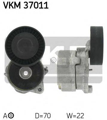 Натяжной ролик, поликлиновой  ремень SKF VKM37011