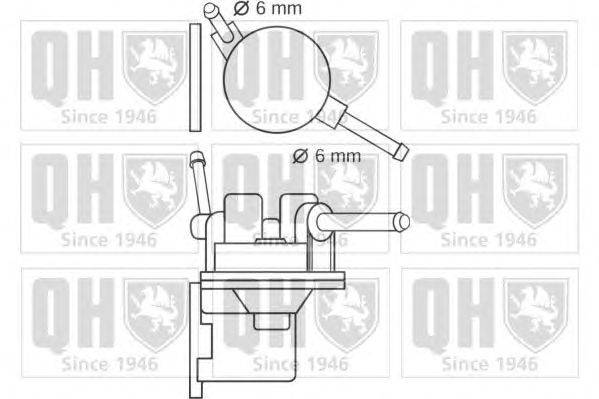 Топливный насос QUINTON HAZELL QFP176