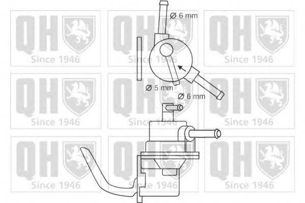 Топливный насос QUINTON HAZELL QFP273