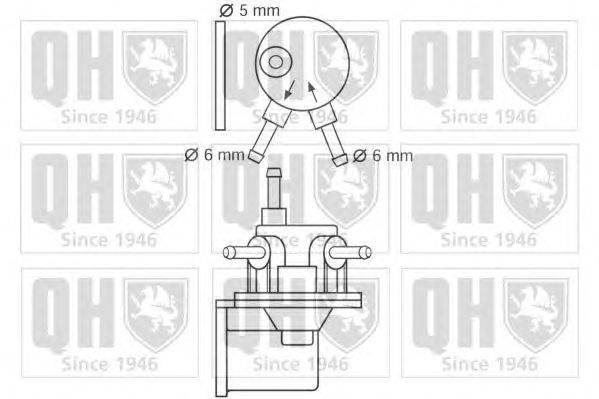 Топливный насос QUINTON HAZELL QFP54