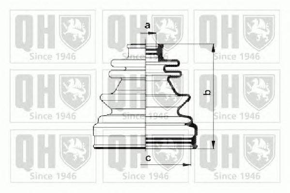 Комплект пылника, приводной вал QUINTON HAZELL QJB933
