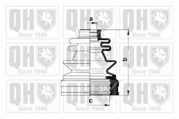 Комплект пылника, приводной вал QUINTON HAZELL QJB958