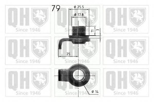 Газовая пружина, крышка багажник QUINTON HAZELL 140207