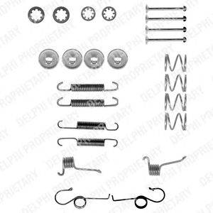 Комплектующие, тормозная колодка DELPHI LY1004
