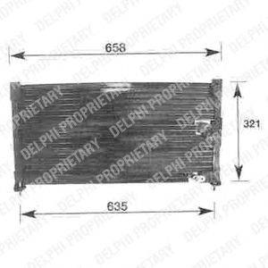 Конденсатор, кондиционер DELPHI TSP0225277