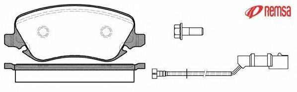 Комплект тормозных колодок, дисковый тормоз METZGER 23810