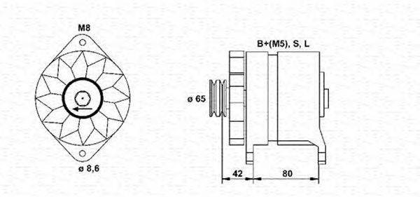 Генератор MAGNETI MARELLI 943346023010