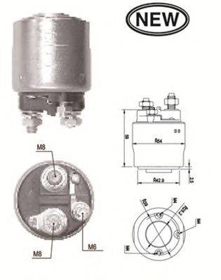 Тяговое реле, стартер MAGNETI MARELLI 940113050562