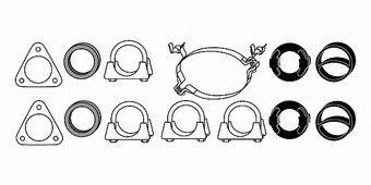 Монтажный комплект, система выпуска HJS 82 12 1828
