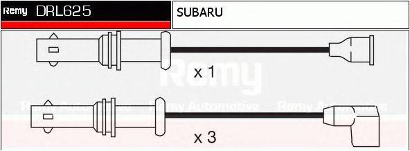 Комплект проводов зажигания DELCO REMY DRL625