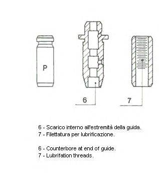 Направляющая втулка клапана METELLI 012180