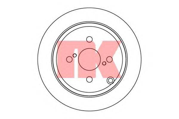 Тормозной диск NK 204584