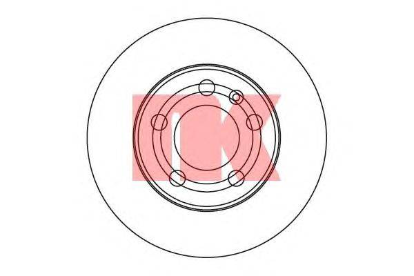 Тормозной диск NK 2047101