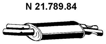 Глушитель выхлопных газов конечный EBERSPÄCHER 21.789.84