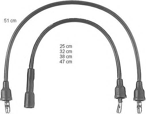 Комплект проводов зажигания BERU ZEF579