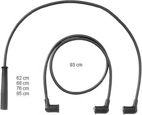 Комплект проводов зажигания BERU ZEF852