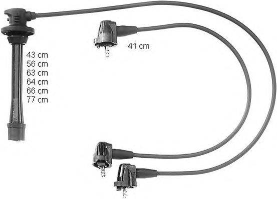 Комплект проводов зажигания BERU ZEF919