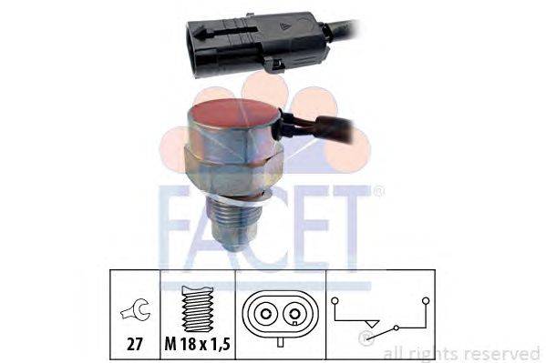 Выключатель, фара заднего хода FACET 76103