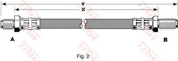 Тормозной шланг TRW PHC103