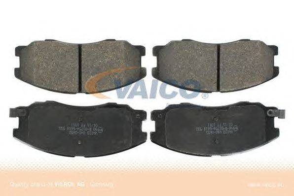 Комплект тормозных колодок, дисковый тормоз VAICO V40-0652