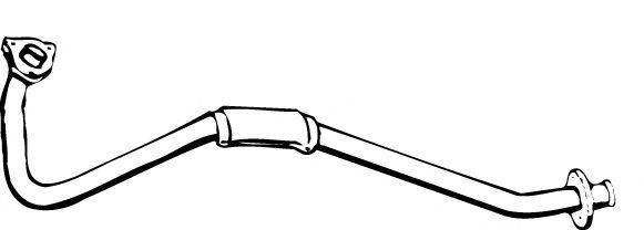 Труба выхлопного газа KLARIUS 140151