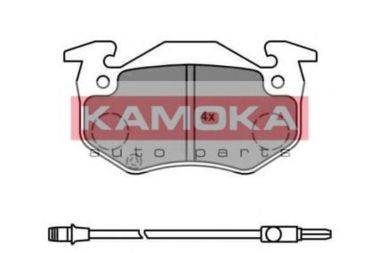 Комплект тормозных колодок, дисковый тормоз KAMOKA JQ101880