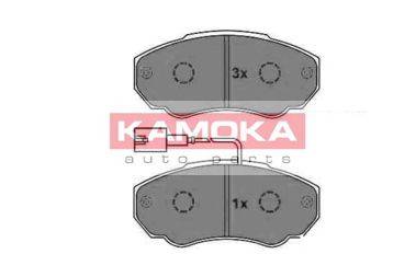 Комплект тормозных колодок, дисковый тормоз KAMOKA 23917