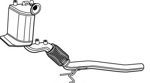 Сажевый / частичный фильтр, система выхлопа ОГ WALKER 93054