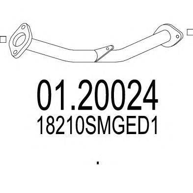 Труба выхлопного газа MTS 01.20024