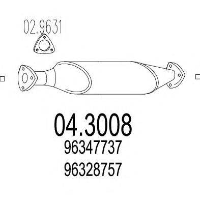 Катализатор MTS 043008