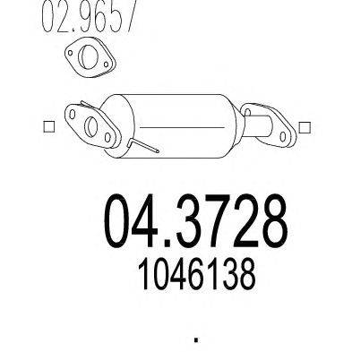 Катализатор MTS 04.3728