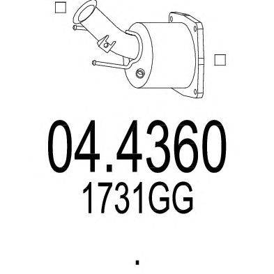 Катализатор MTS 044360