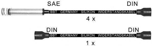 Комплект проводов зажигания BBT ZK784