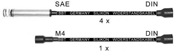 Комплект проводов зажигания BBT ZK788