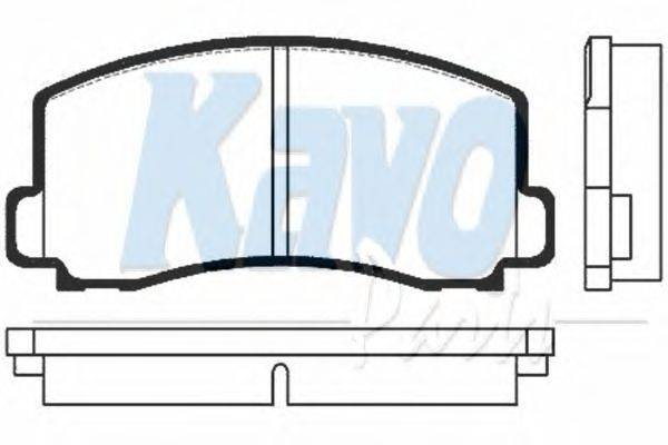 Комплект тормозных колодок, дисковый тормоз KAVO PARTS BP-5503