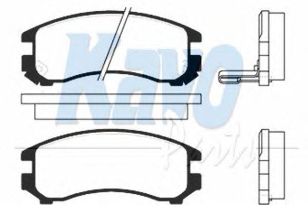 Комплект тормозных колодок, дисковый тормоз KAVO PARTS BP-8503