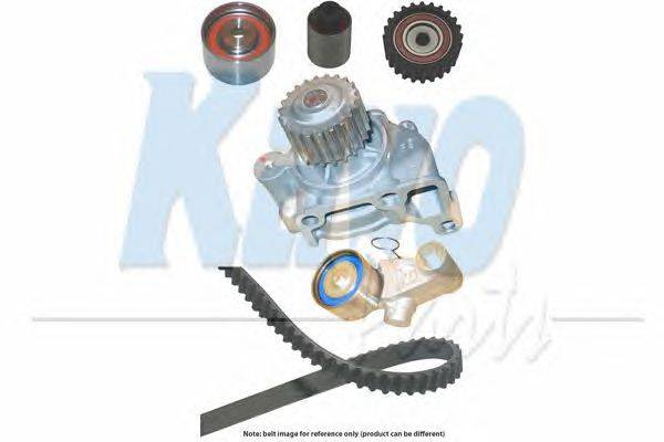 Водяной насос + комплект ручейковых ремней KAVO PARTS DKT-8006