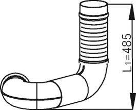 Труба выхлопного газа DINEX 53123