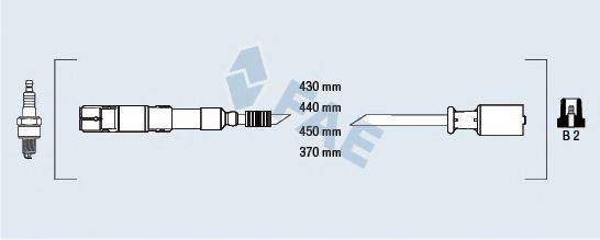 Комплект проводов зажигания FAE 83991