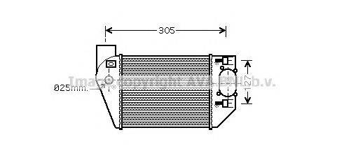 Интеркулер AVA QUALITY COOLING AI4249